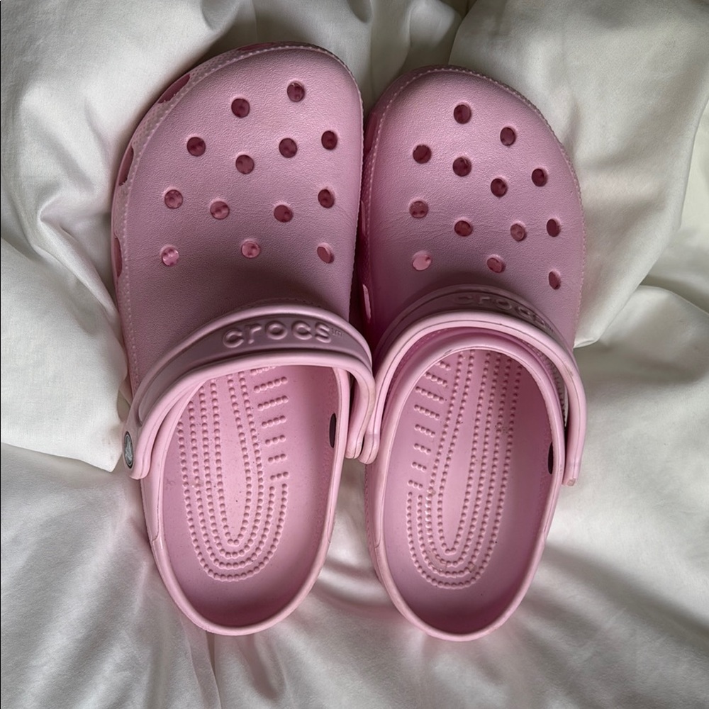 CROCS Pink Clogs W9/M7